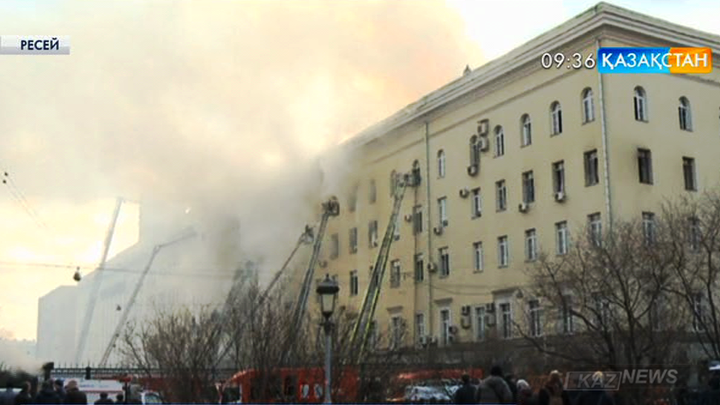 Ресей Қорғаныс министрлігінің ғимараты  өртенді