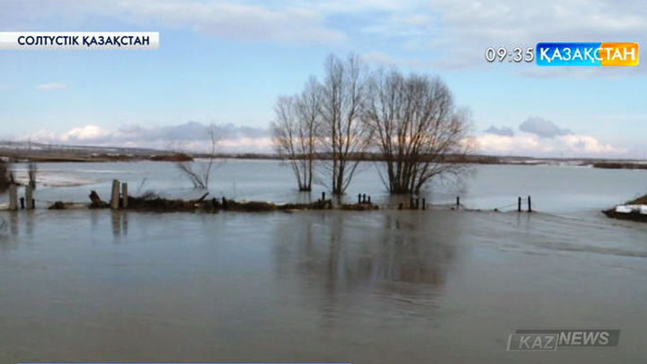 Солтүстік Қазақстан облысында екі ауылды су басу қаупі сейілді