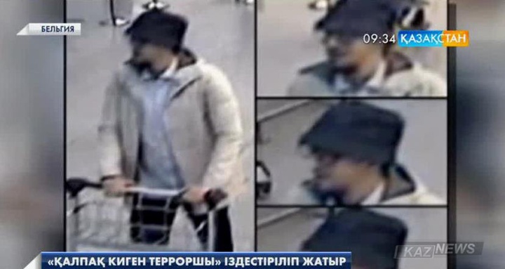 Брюссель әуежайындағы терактіге қатысы бар болуы мүмкін  күдікті бейнеленген видео жарияланды