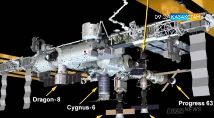 Америкалық пилотсыз «Dragon» кемесі Халықаралық ғарыш станциясымен ойдағыдай түйісті