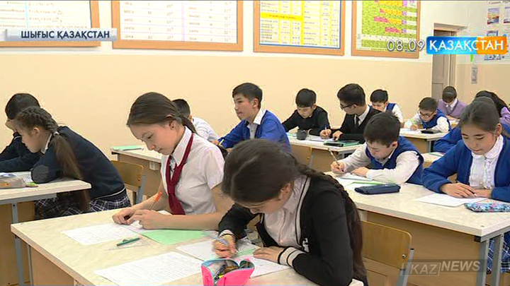 Өскемен қаласында үздік оқушылар бақтарын сынауда