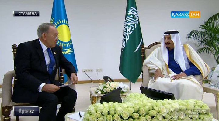Нұрсұлтан Назарбаев Сауд Арабиясының королі Салман бен Әбдел Әзиз Әл Саудпен кездесу өткізді