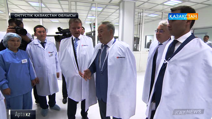 Президент Нұрсұлтан Назарбаев ОҚО жұмыс сапарымен барды