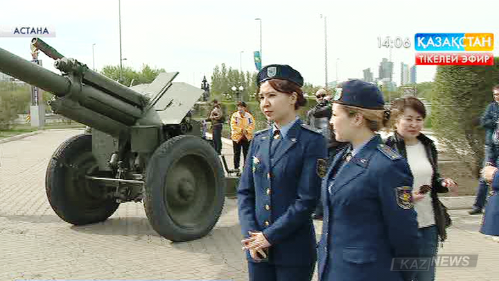 Астанада әскери техникалар көрмесі өтуде