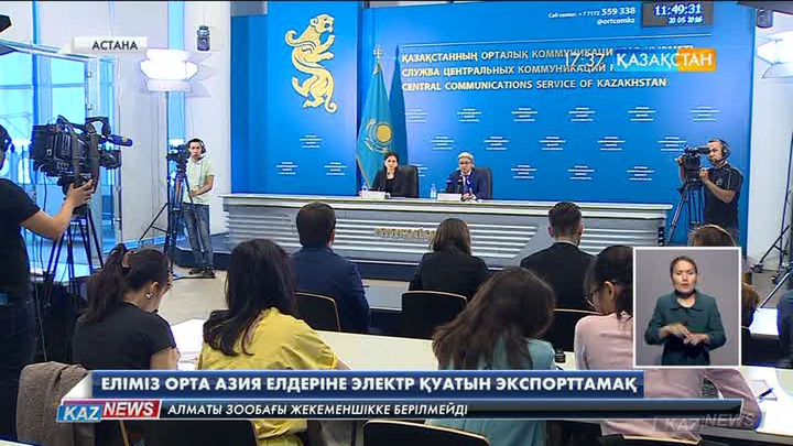 Қазақстан электр энергиясын Ауғанстан, Пәкістан және Қытайға экспорттауға мүдделі