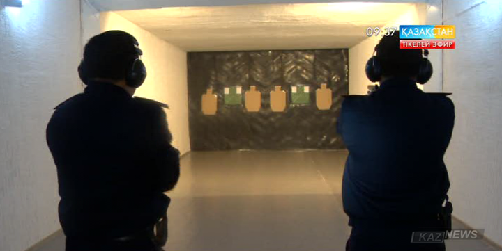 Алматыда полиция қызметкерлері дайындалатын атыс алаңы мен спорт кешені ашылды