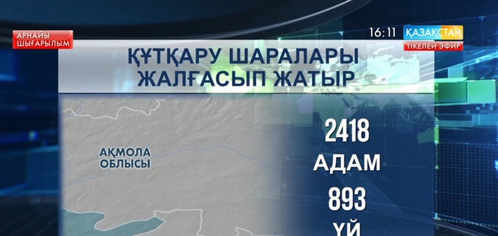 Биыл көктемгі су тасқынынан 52 елді мекен зардап шекті