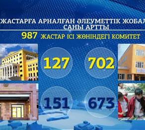 Жастарға арналған әлеуметтік жобалардың саны артты  
