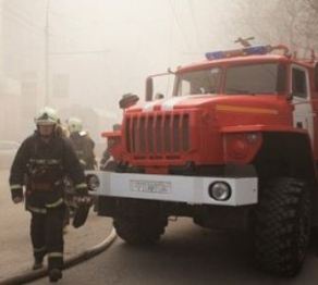 Астанада көкөніс қоймасында жүк көлігі өртенді