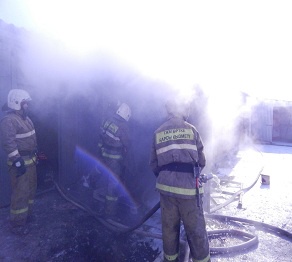 Алматы қаласында қоймадан өрт шықты