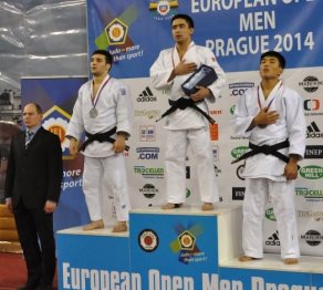 Айбек Имашев завоевал золото на Открытом Кубке Европы по дзюдо