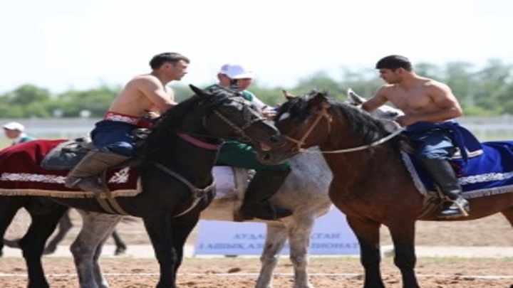 В Астане состязались участники I чемпионата Азии по аударыспақ