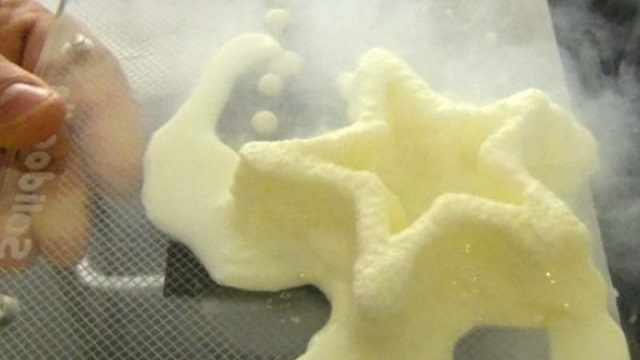 В США на 3D принтере распечатали мороженое