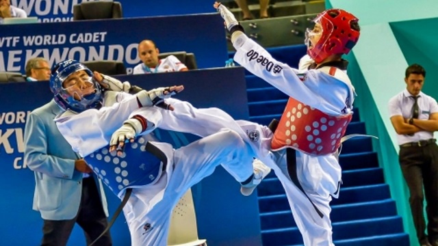 Казахстанец завоевал серебро на ЧМ по тхэквондо среди кадетов