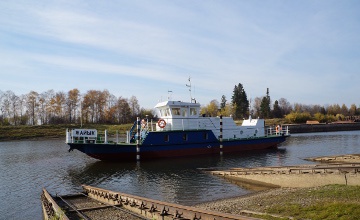 «Жайық» теплоходы Томь өзеніне түсірілді