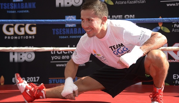 Геннадий Головкин Мартин Мюрреймен жұдырықтасуға дайындығын бастады