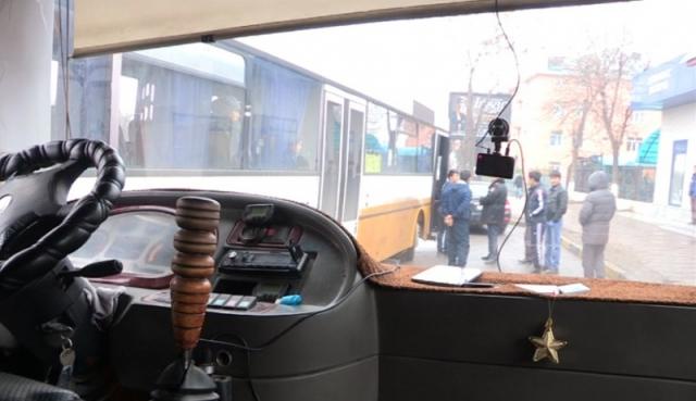 Шымкент қаласында қоғамдық көліктерге бейнекамера орнатылуда