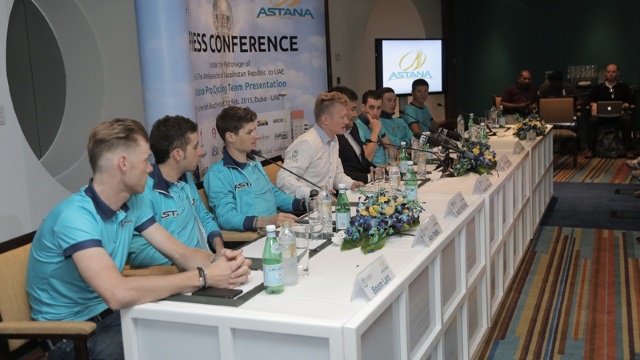 В Дубае состоялась презентация нового состава велоклуба Astana Pro Team