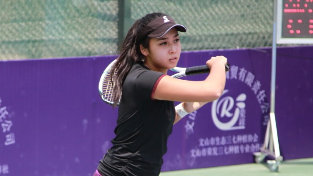 Зарина Дияс победила в поединке стартового круга Dubai Duty Free Tennis Championships