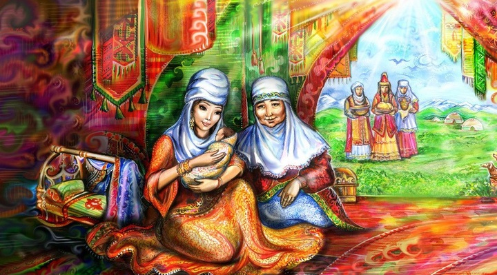 Анаңа сенің кеудеңе тиюіне рұқсат ет