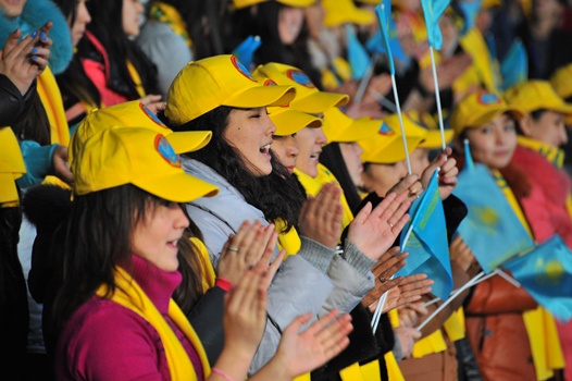 Астанада Мемлекет басшысының қатысуымен «Елбасымен бірге – жаңа жеңістерге!» жастар форумы өтуде