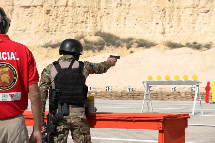 ҚР ҚК әскери қызметшілерінің құрамасы арнайы мақсаттағы топтар арасындағы «Warrior-2015» сайысына қатысуда