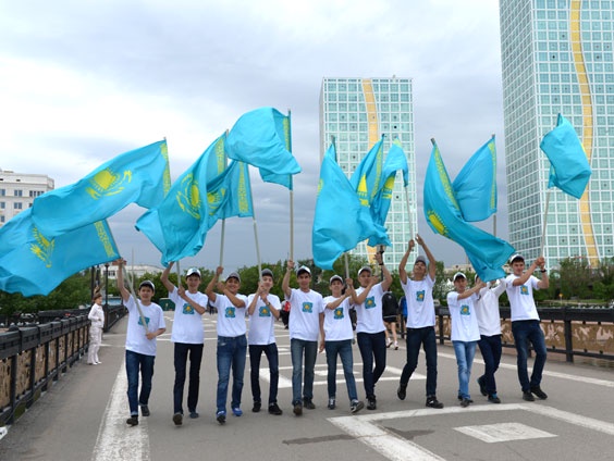 Астанада «Менiң Қазақстаным - Менiң Астанам!» шарасы өтуде