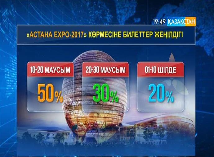 "ЭКСПО 2017" көрмесіне 90 мемлекет қатысатынын ресми мәлімдеді