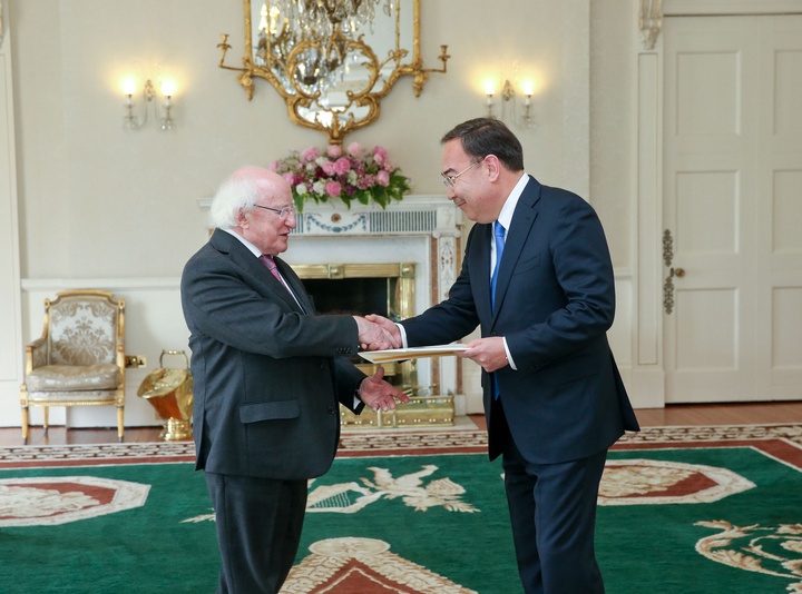 Қазақстан Елшісі Ержан Қазыханов Ирландияға  жұмыс сапарымен барды