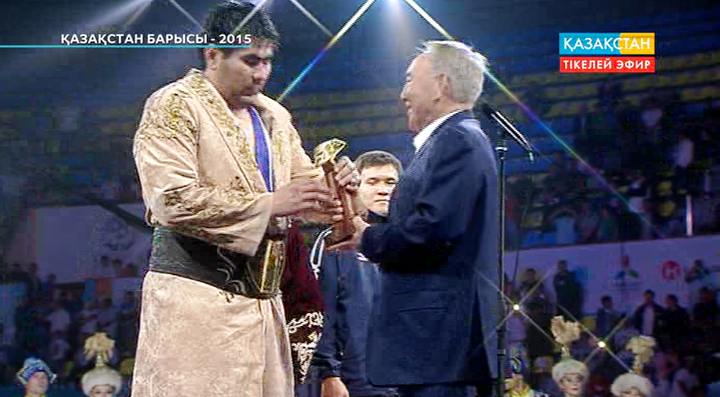 «Қазақстан Барысы – 2015». Турнир жеңімпаздарын марапаттау рәсімі (Видео)