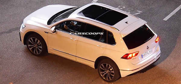 Компания Volkswagen продолжает испытания нового поколения кроссовера Tiguan