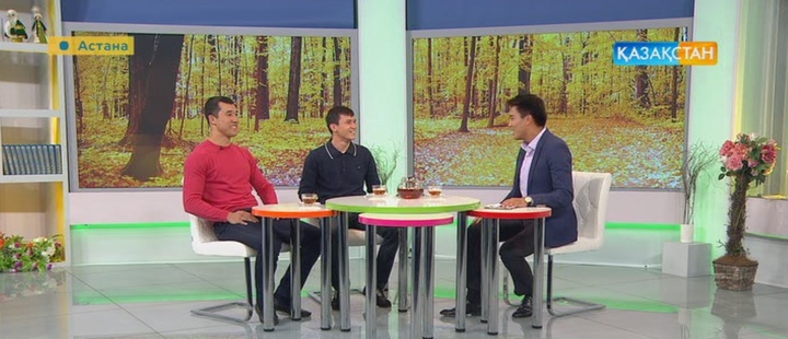 «Таңшолпанның» қонақтары - Әділбек Ниязымбетов және Олжас Сәттібаев