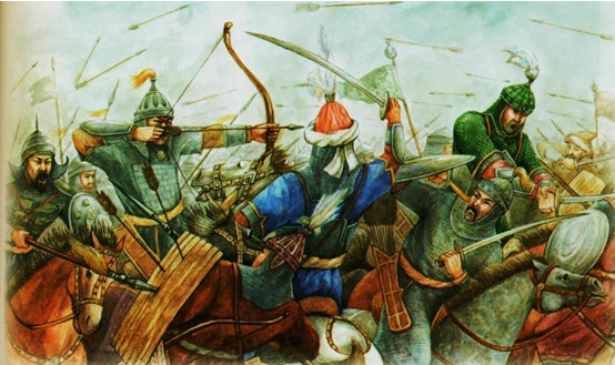 Талдықорғанда Қазақ хандығының 550 жылдығына арналған Орбұлақ шайқасының тарихи қойылымы көрсетілді