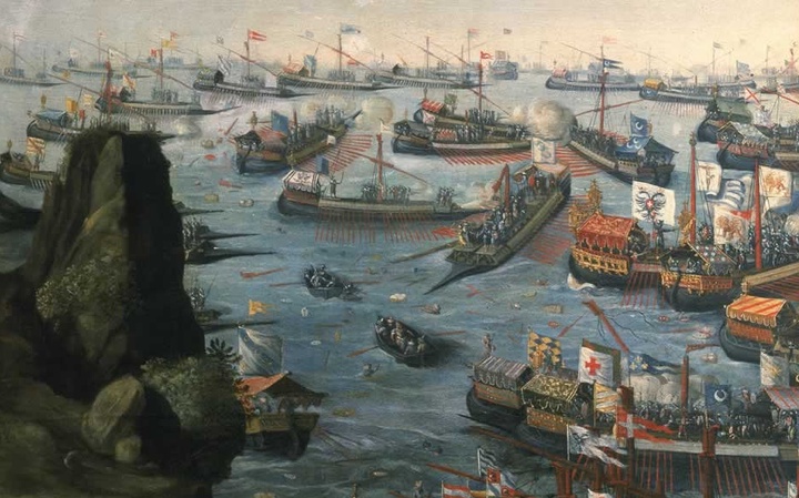 444 года назад произошла битва при Лепанто - последнее в истории крупное сражение галерных флотов