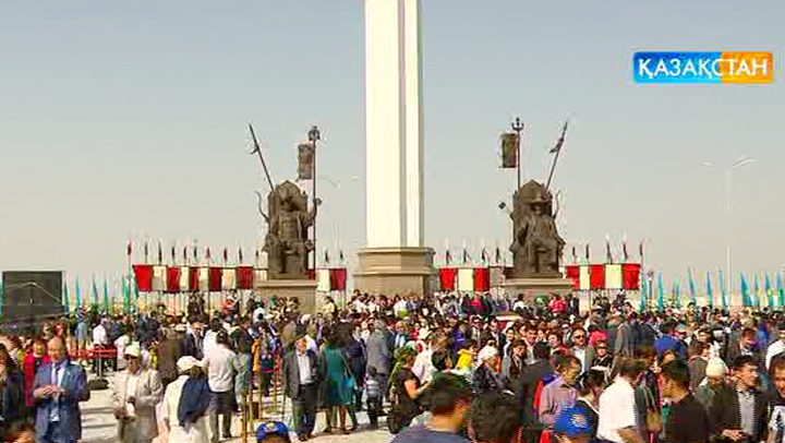 Таразда Қазақ хандығының 550 жылдығына арналған мерекелік шаралар өтуде  (ВИДЕО)