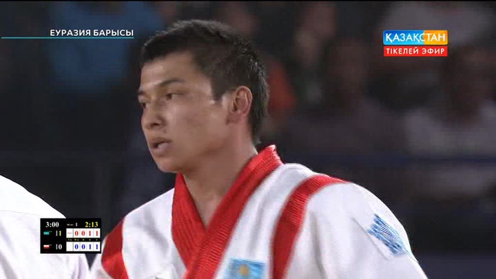 «Еуразия Барысы-2015». Бағдаулет Сәбитұлы қарсыласы Бартоломей Гарбачикті таза әдіспен жеңді (ВИДЕО)