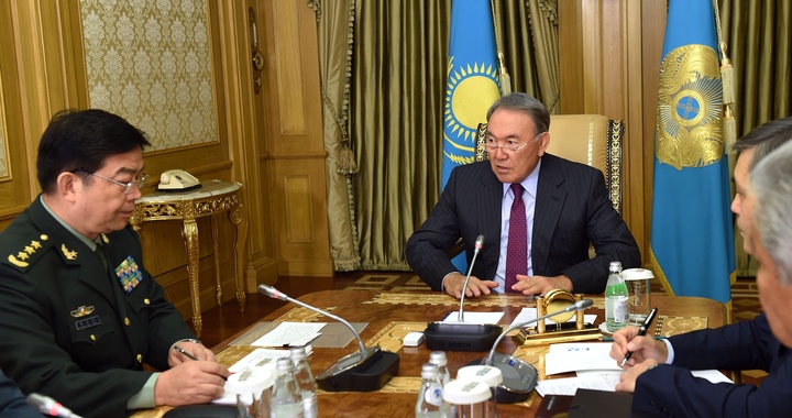 Президент Н.Назарбаев Қытай Халық Республикасының Қорғаныс министрі Чан Ваньцюанді қабылдады