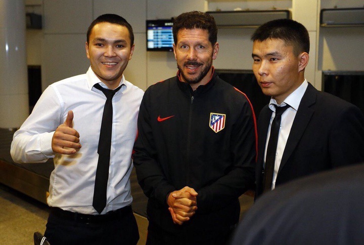 Мадридский «Атлетико» прибыл в Астану (ФОТО)