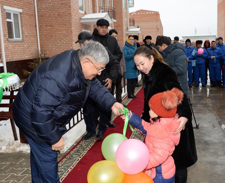 Жаңа жыл мерекесінің қарсаңында Қызылорда облысының тұрғындары баспаналы болды