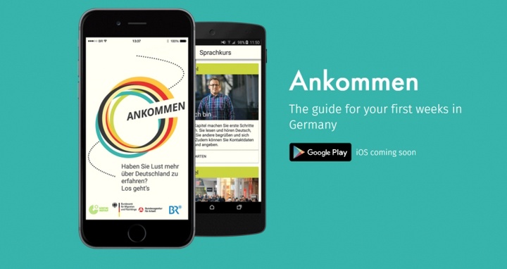 Германия үкіметі босқындарға көмектесетін мобильді қосымша жасап шығарды