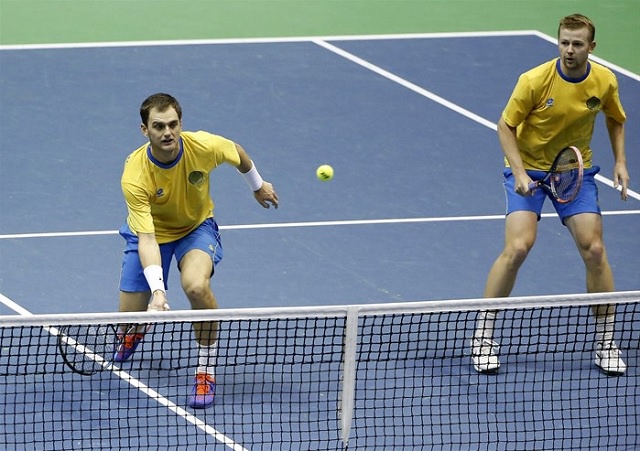 Дэвис Кубогы. Қазақстандық теннисшілер үшінші жұптық ойында жеңіске жетті