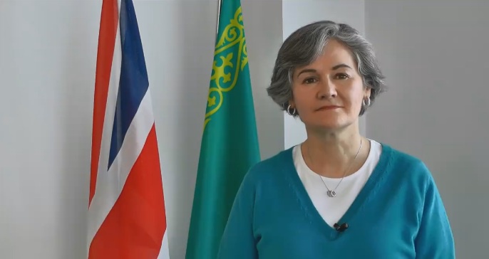 Қазақстандағы Ұлыбритания Елшісі Кэролин Браун қазақстандықтарды Наурыз мерекесімен құттықтады (ВИДЕО)