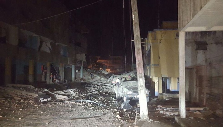 Эквадорда болған жер сілкінісінің салдарынан 70-тен аса адам қайтыс болды