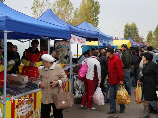 Ертең Астанада ауыл шаруашылығы өнімдерінің жәрмеңкелері басталады