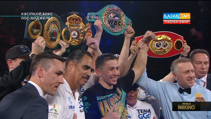 Геннадий Головкин америкалық боксшы Доминик Уэйдті 2 раундта техникалық нокаутпен жеңді