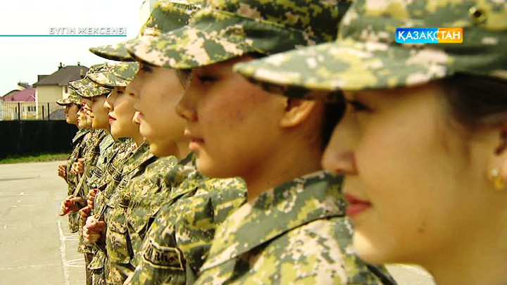 Қыздар да Отан қорғауға дайын! 