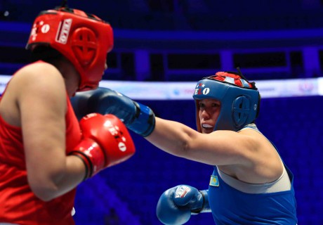 Ляззат Куйгенбаева принесла четвертое «золото» ЧМ по боксу Казахстану (ВИДЕО)