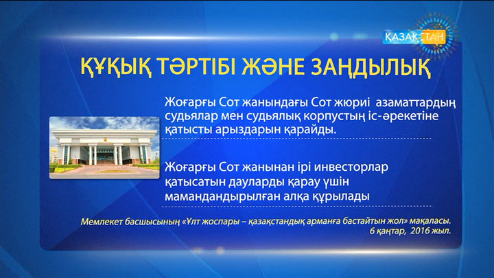 Жоғарғы Сот жанындағы Сот жюриі азаматтардың судьялар мен судьялық корпустың іс-әрекетіне қатысты арыздарын қарайды