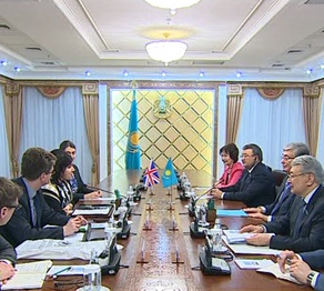 Сенат Төрағасы Ұлыбритания СІМ орынбасарын қабылдады