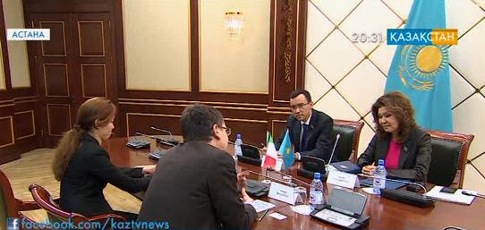 Мәжіліс төрағасының орынбасары Қазақстандағы Италияның Елшісі Стефано Раваньянды қабылдады